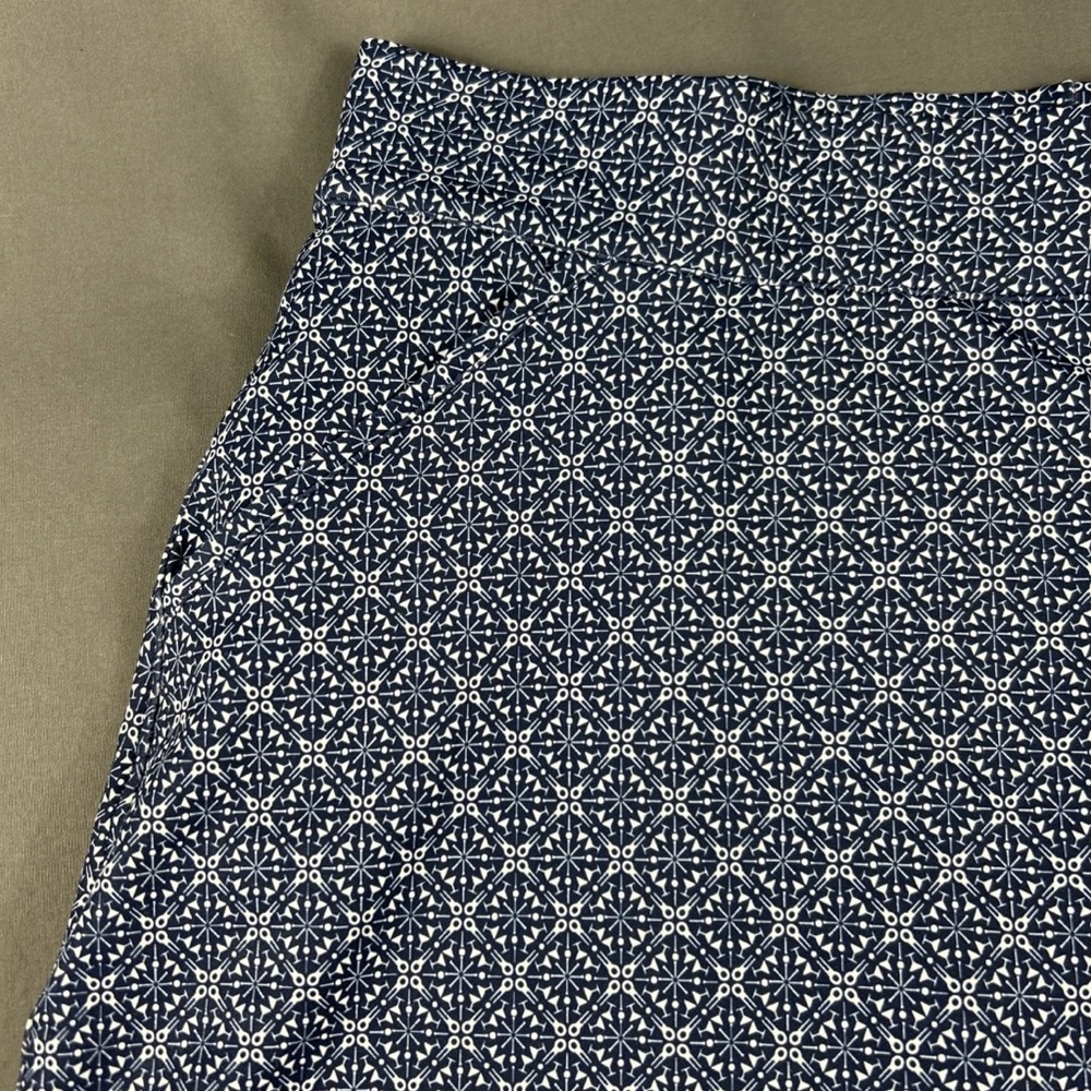 Peter Millar Womens Golf Printed Small Navy Blue Polyester Spandex - Picture 2 of 6